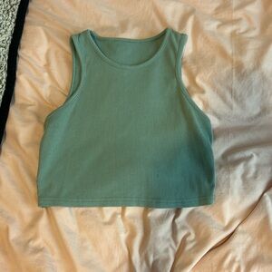 Green, tank top for summer